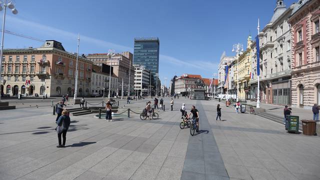 Centar Zagreba u vrijeme koronavirusa