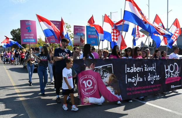 Pogledajte fotografije. U Sl. Brodu održan Hod za život