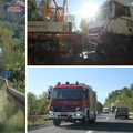 VIDEO Stravični prizori kod tunela Učka: Sudar 2 kombija i cisterne, poginuo jedan vozač