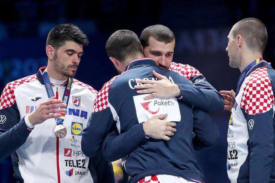 Stockholm: Rukometaši Hrvatske nakon borbe u finalu okrunjeni srebrnim medaljama