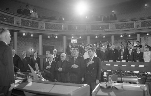 Konstituirajuća sjednica na 43. Skupštini Grada Zagreba, 2.12.1995.