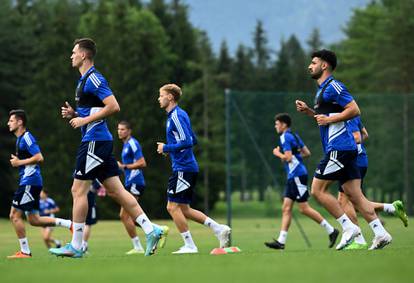 Trening nogometaša GNK Dinamo na ljetnim pripremama u Sloveniji