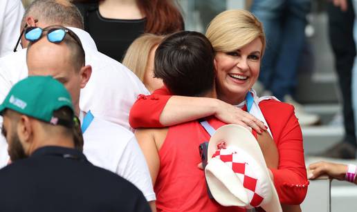 FOTO Poznati na finalu: Kolinda opet bodri Donnu, tu je i Majoli. Meč gledao i predsjednik HNS-a