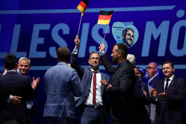 Saxony-Anhalt state elections in Magdeburg