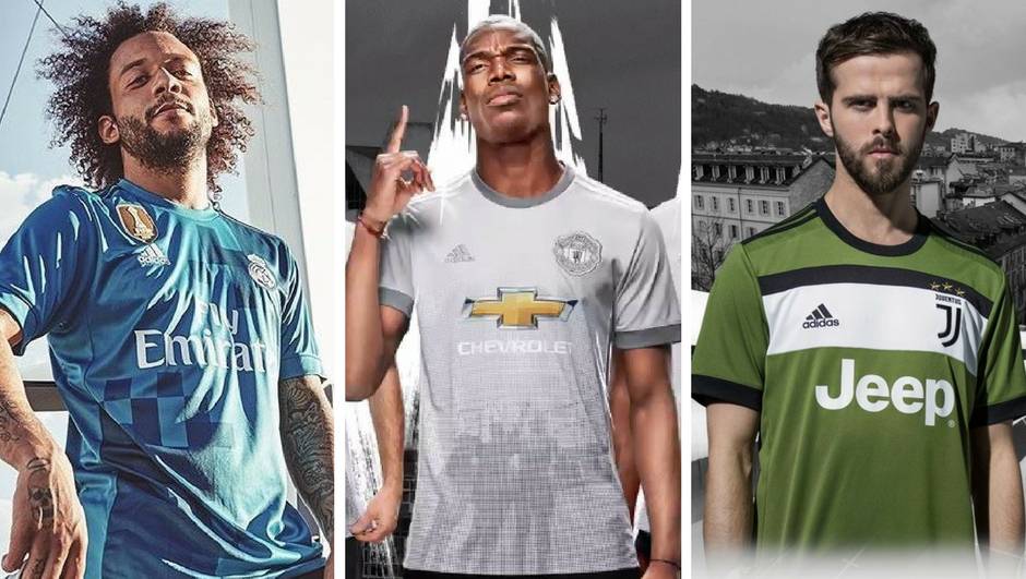 Real, United i Juventus otkrili treći dres: Koji vam je najljepši