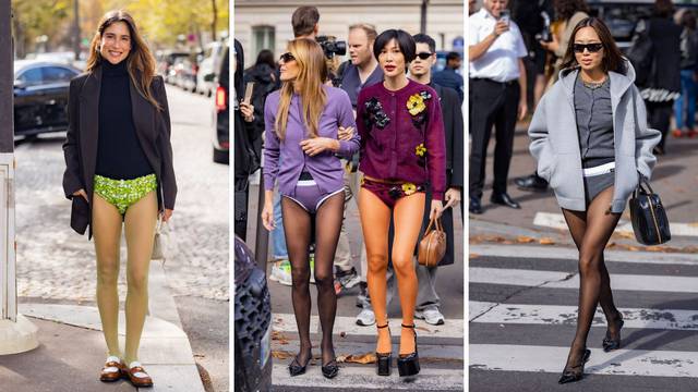 Tjedan mode u Parizu: Gaćice se nose umjesto hlača ove sezone