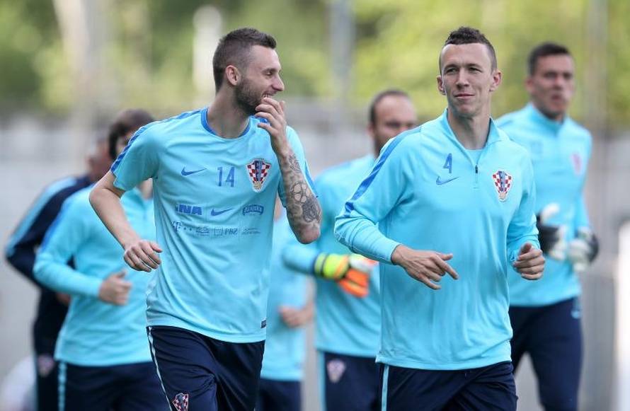 Mamić, Šuker i Mila Horvat na prvom treningu na Maksimiru