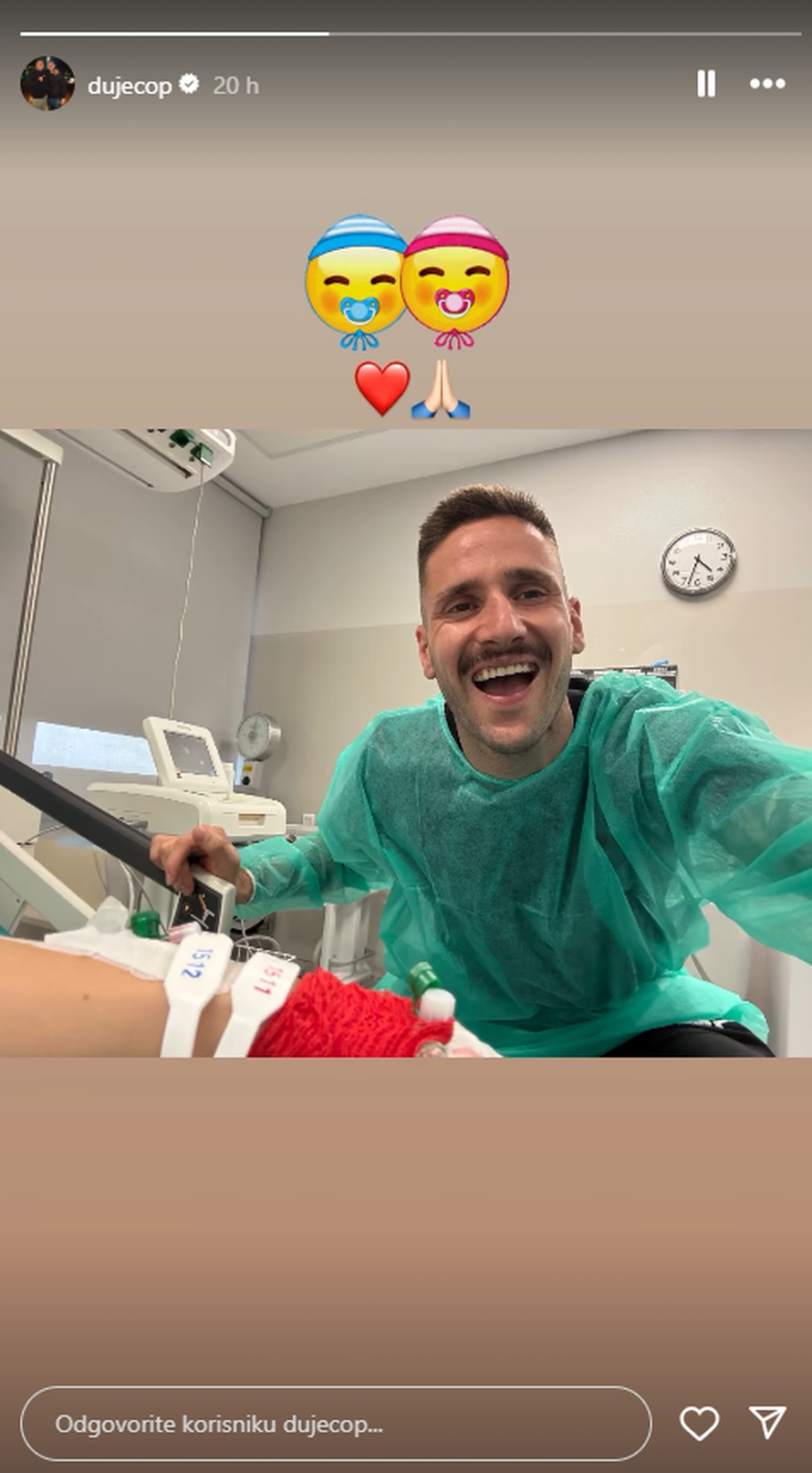 Duje i Ana Čop dobili su blizance