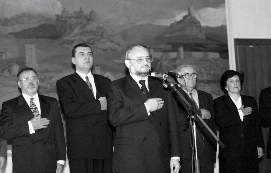 Zagreb: Predstavljanje šeste vlade Republike Hrvatske, 11. mj 1995.