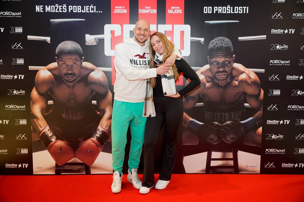 Na premijeri filma 'Creed III' u Zagrebu boksačko natjecanje, poznati su pokazali vještine