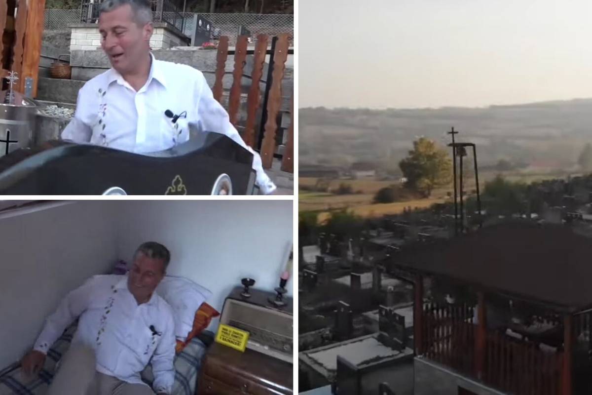 Na groblju si napravio stan, pije kavu iznad mrtve mame