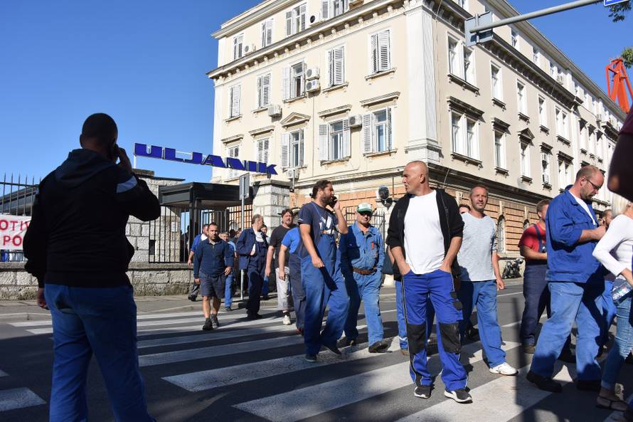 Pula: Radnici Uljanika ponovno i na ulicama, pozivaju graÄane na prosvjed