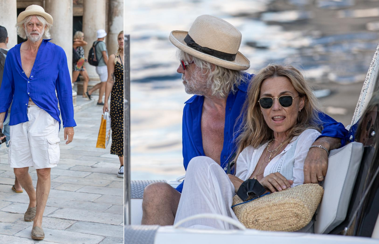 Legendarni glazbenik, Sir Bob Geldof s prijateljem i suprugom uživao u čarima Dubrovnika