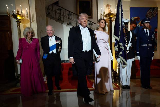 Britain's King Charles and Queen Camilla in the United States for state visit