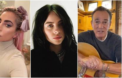 Lady Gaga, Billie Eilish i Bruce Springsteen nastupaju online