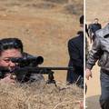 FOTO Nasmijani Kim Jong Un posjetio vojsku u Sj. Koreji: U kožnjaku je pucao iz snajpera...