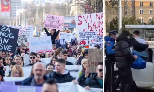 FOTO Novi protest u Sarajevu: Voza&ccaron; krenuo na prosvjednike, uhi&cacute;en je, prona&scaron;li mu drogu!