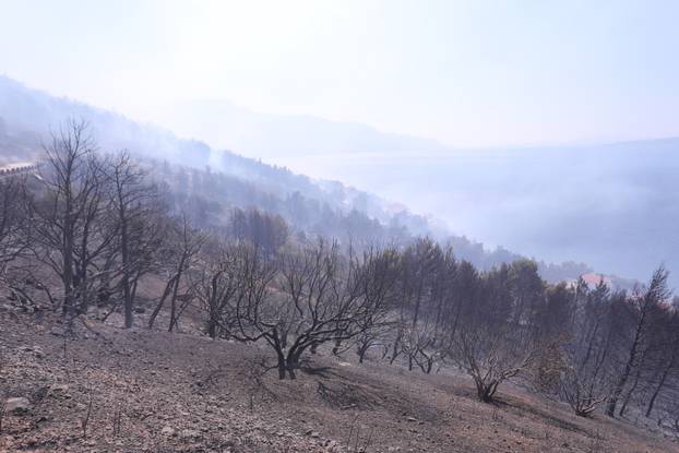 Posljedice požara u Pisku,  vatrogasci i dalje pokušavaju lokalizirati požar
