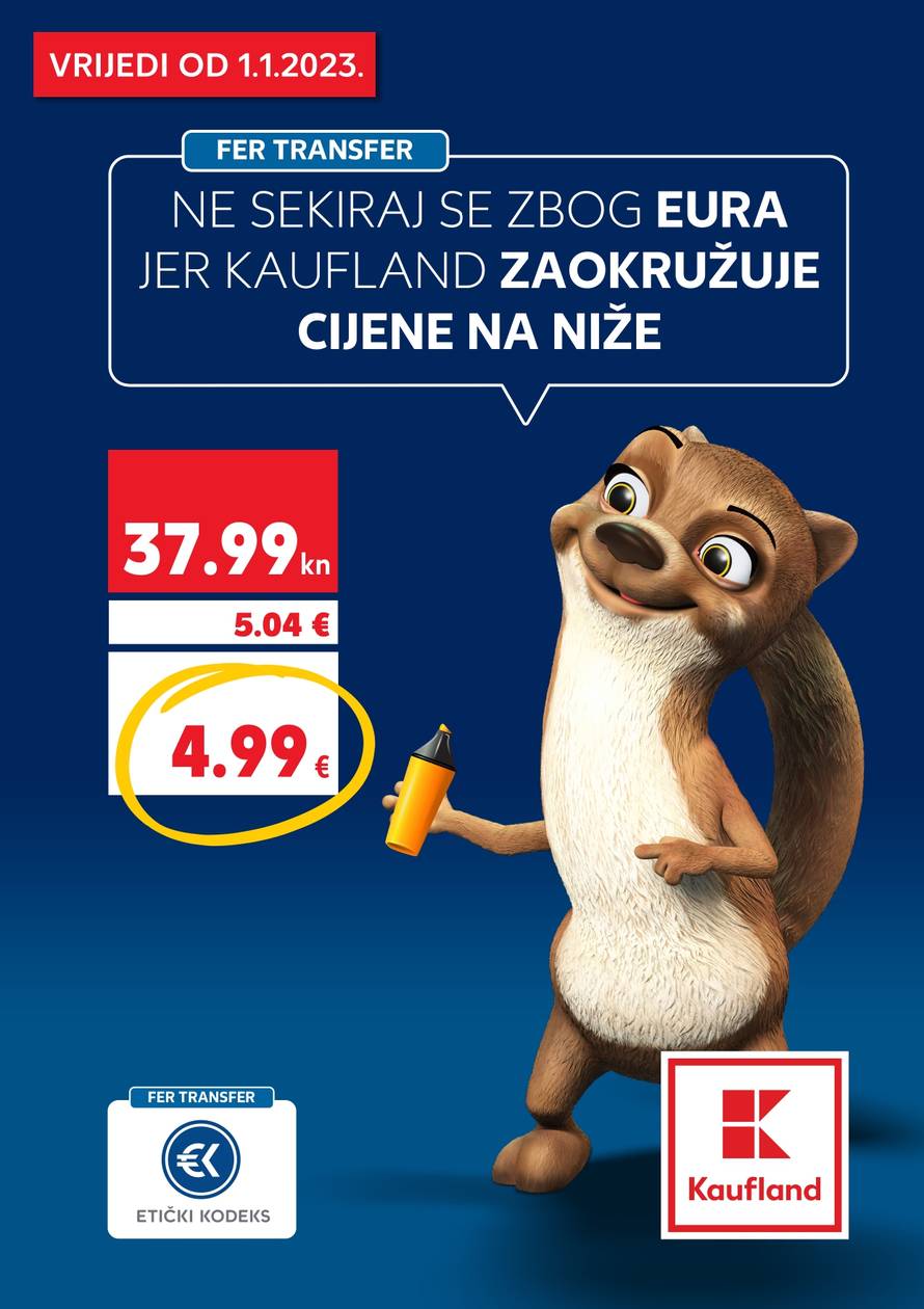 Kaufland zaokružuje cijene na niže!