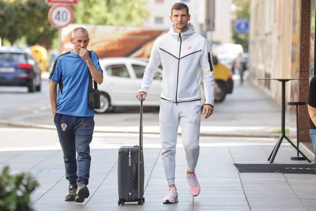 Zagreb: Okupljanje hrvatske nogometne reprezentacije