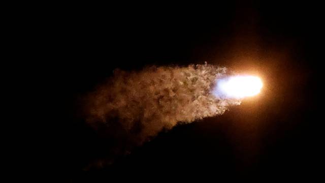 A SpaceX Falcon 9 rocket lifts off on the IM-1 mission with the Nova-C moon lander built and owned by Intuitive Machines from the Kennedy Space Center in Cape Canaveral