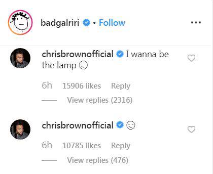 Rihanna pokazala pozadinu, a Chris joj udijelio komplimente