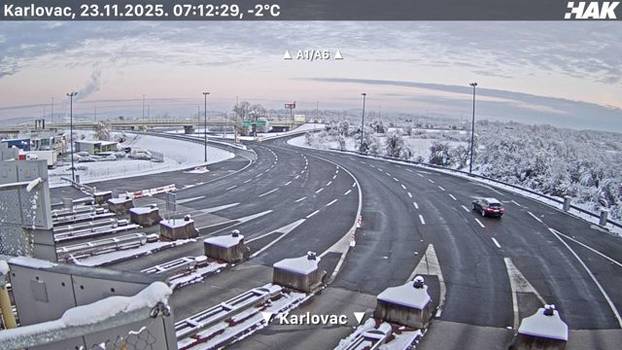 HAK: Snijeg ne pada, autoceste su očišćene. Upozorenje za ove dijelove Hrvatske
