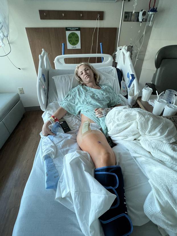 EXCLUSIVE: &lsquo;I was left PARALYSED after botched breast implants leaked into my body and I was inches away from death'