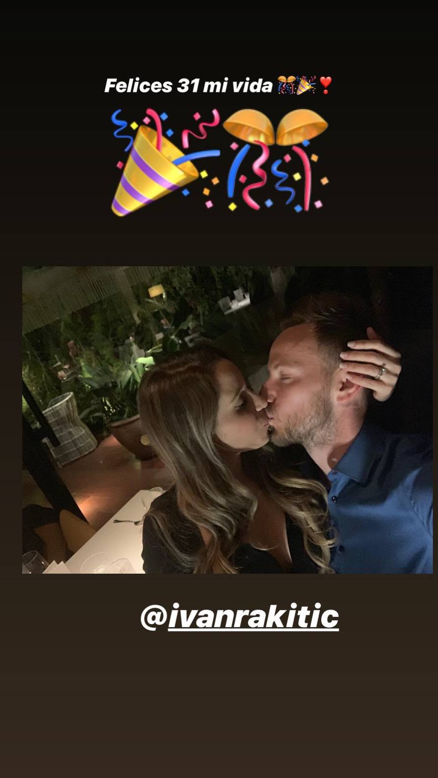 Mariachi Rakitić: 'Hvala Raquel za iznenađenje, volim te puno'