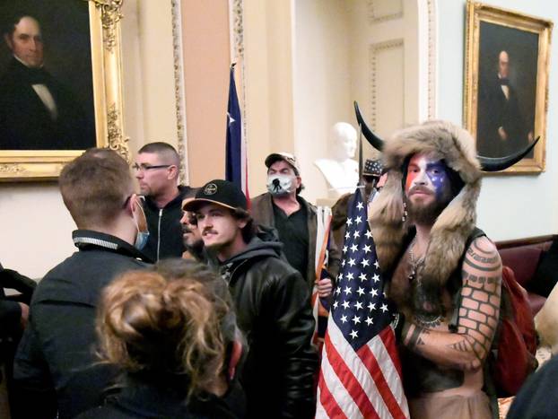 FILE PHOTO: Trump supporters breach the US Capitol