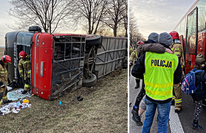 U Poljskoj se prevrnuo autobus s ukrajinskim izbjeglicama: Među ozlijeđenima i djeca