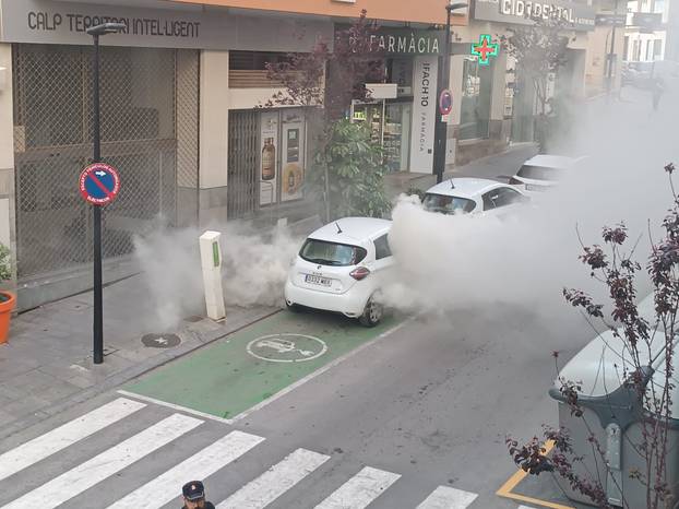 A city in Spain forbid electric cars after fire