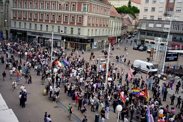 Zagreb: 25. Povorka ponosa LGBTIQ zajednice "Korak po korak, iskorak!"
