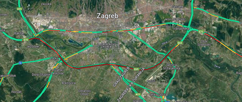 Gužve u smjeru istoka: Kolaps na obilaznici u Zagrebu, na Bajakovu kolona 14 kilometara