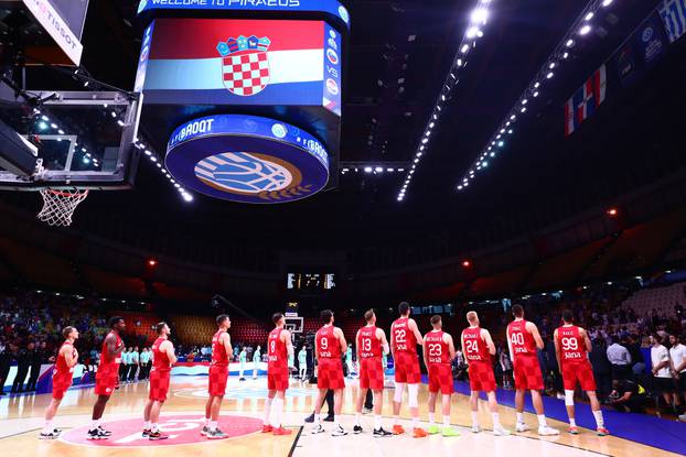 Pirej: Kvalifikacijski košarkaški turnir za Olimpijske igre u Parizu, Slovenija - Hrvatska