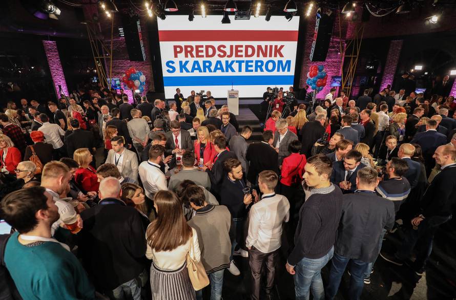 Zagreb: Izborni stožer Zorana Milanovića u drugom krugu predsjedničkih izbora