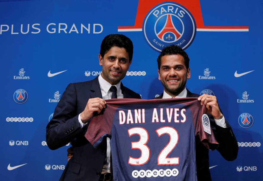 Football Soccer - Paris St Germain new player Brazilian Dani Alves