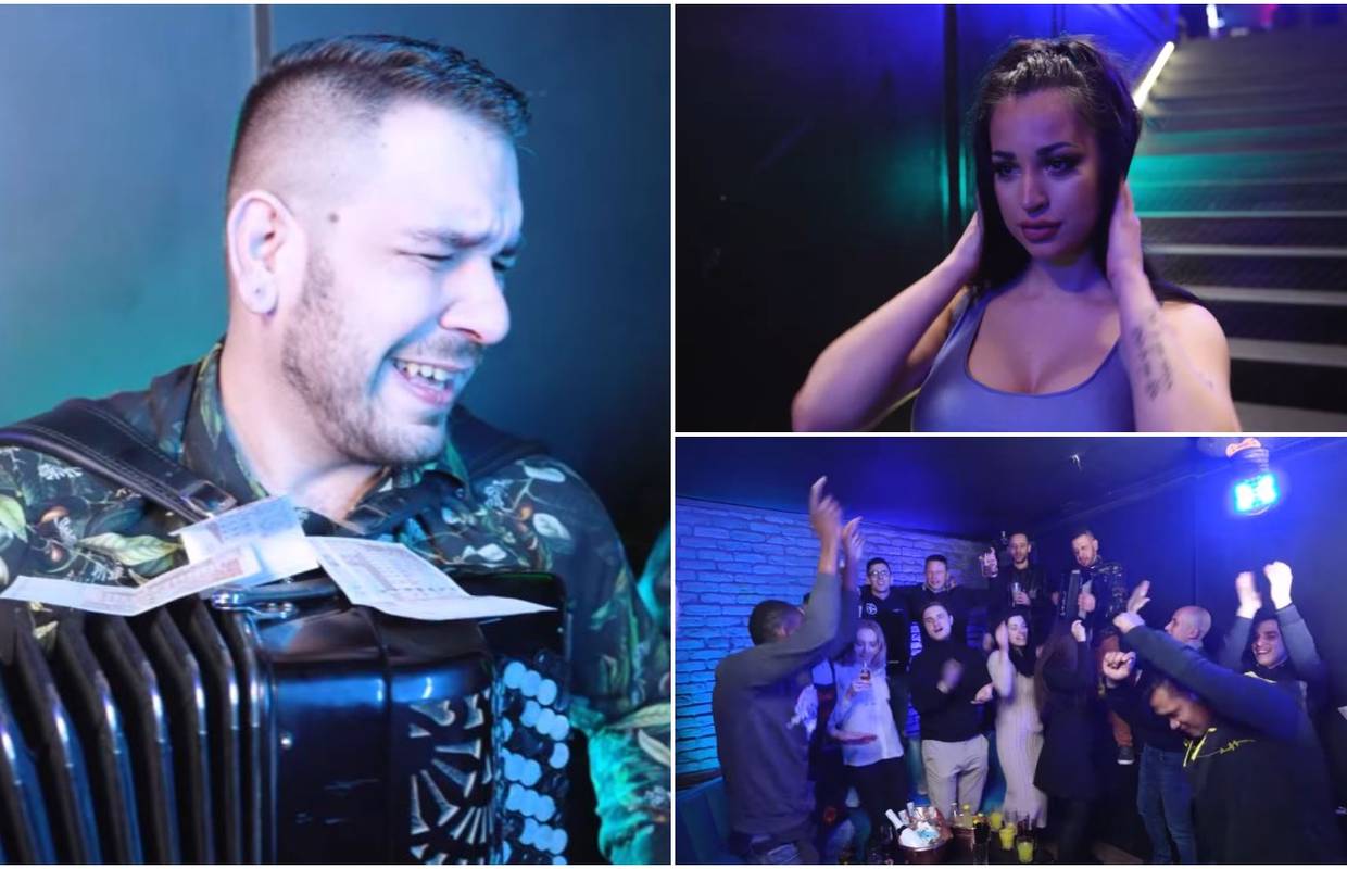 Playboy zečica Ena zaigrala je u spotu harmonikaša Nurkića...