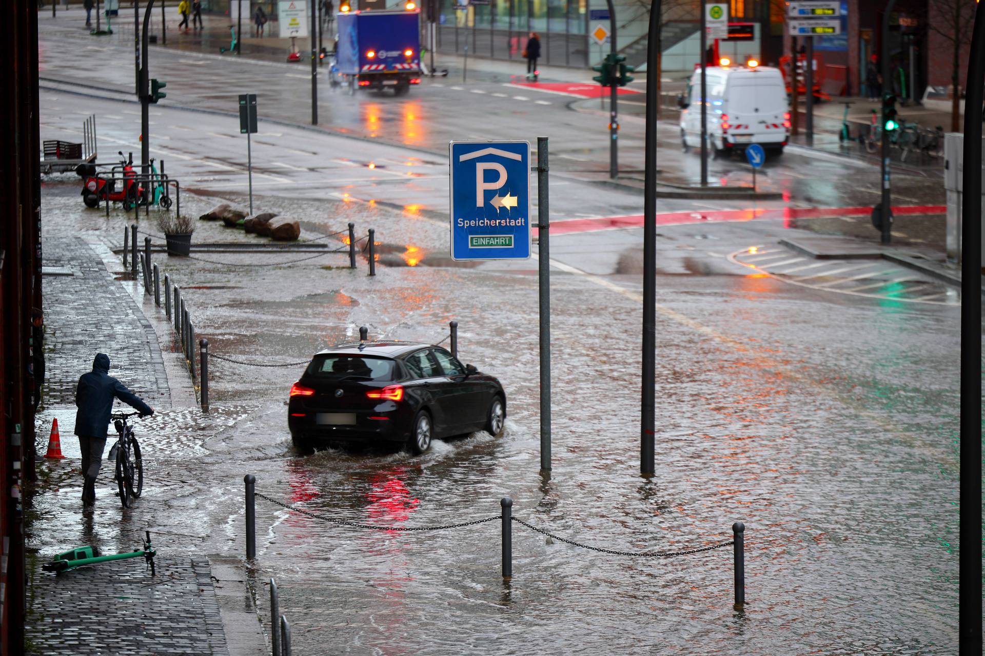 Storm "Zoltan" - Hamburg