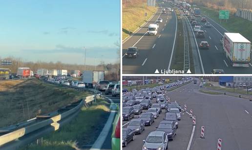 VIDEO Kaos na cestama, kolona na Bajakovu 8 km: 'Dva sata vozimo od Zaprešića do Buzina'