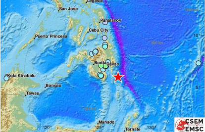 Potres od 7 Richtera pogodio jug Filipina, prijetio i tsunami