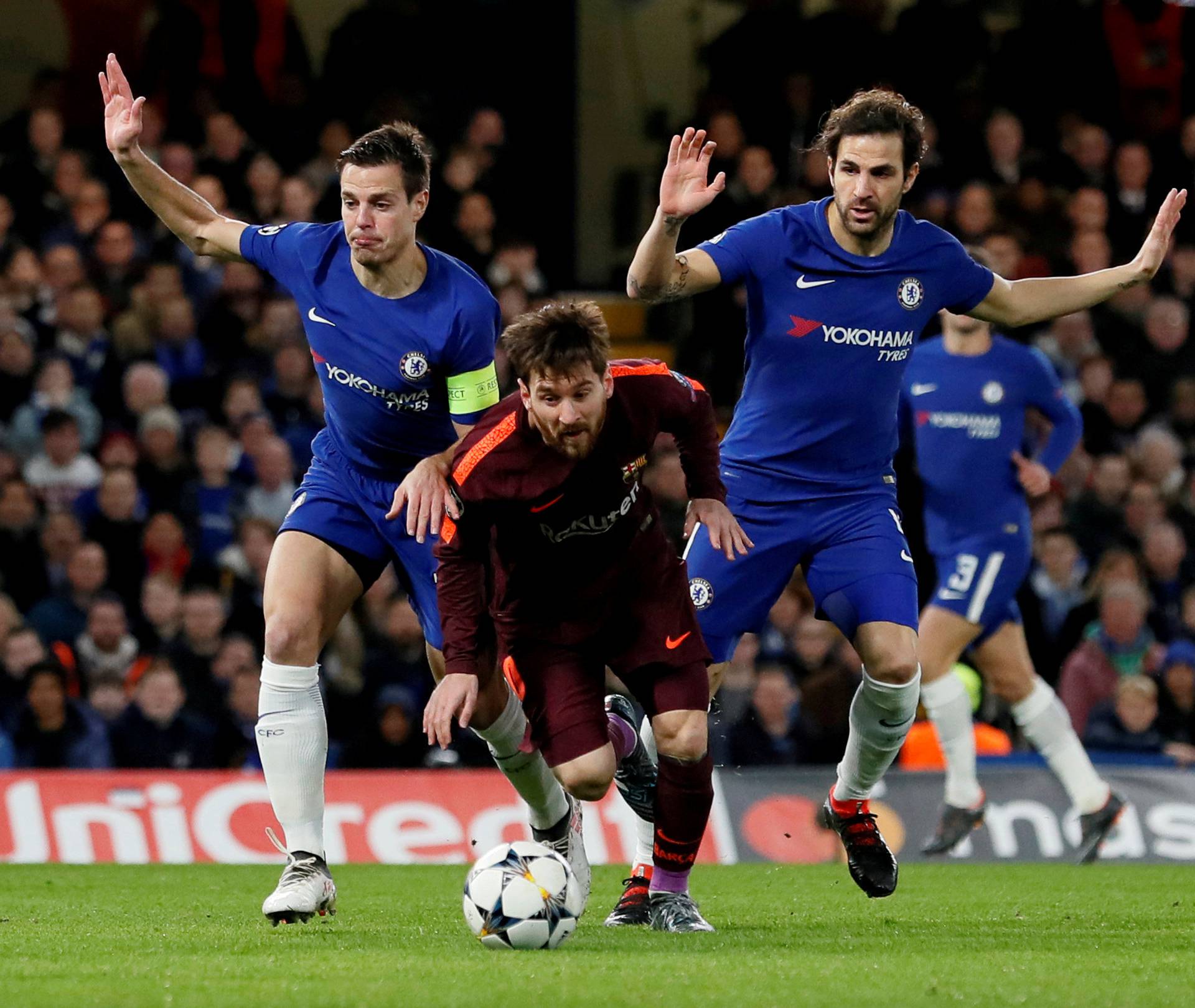 FILE PHOTO: Champions League Round of 16 First Leg - Chelsea vs FC Barcelona