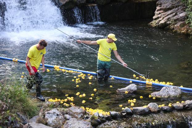 Čabar: Utrka 1600 gumenih patkica