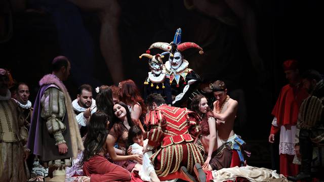 Zagreb: Generalna proba operne premijere "Rigoletto" Giuseppea Verdija povodom  Svjetskiog dana opere 