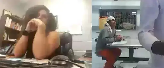 Učiteljica skidala tange dok je pričala sa zatvorenikom preko videopoziva. Dala je otkaz