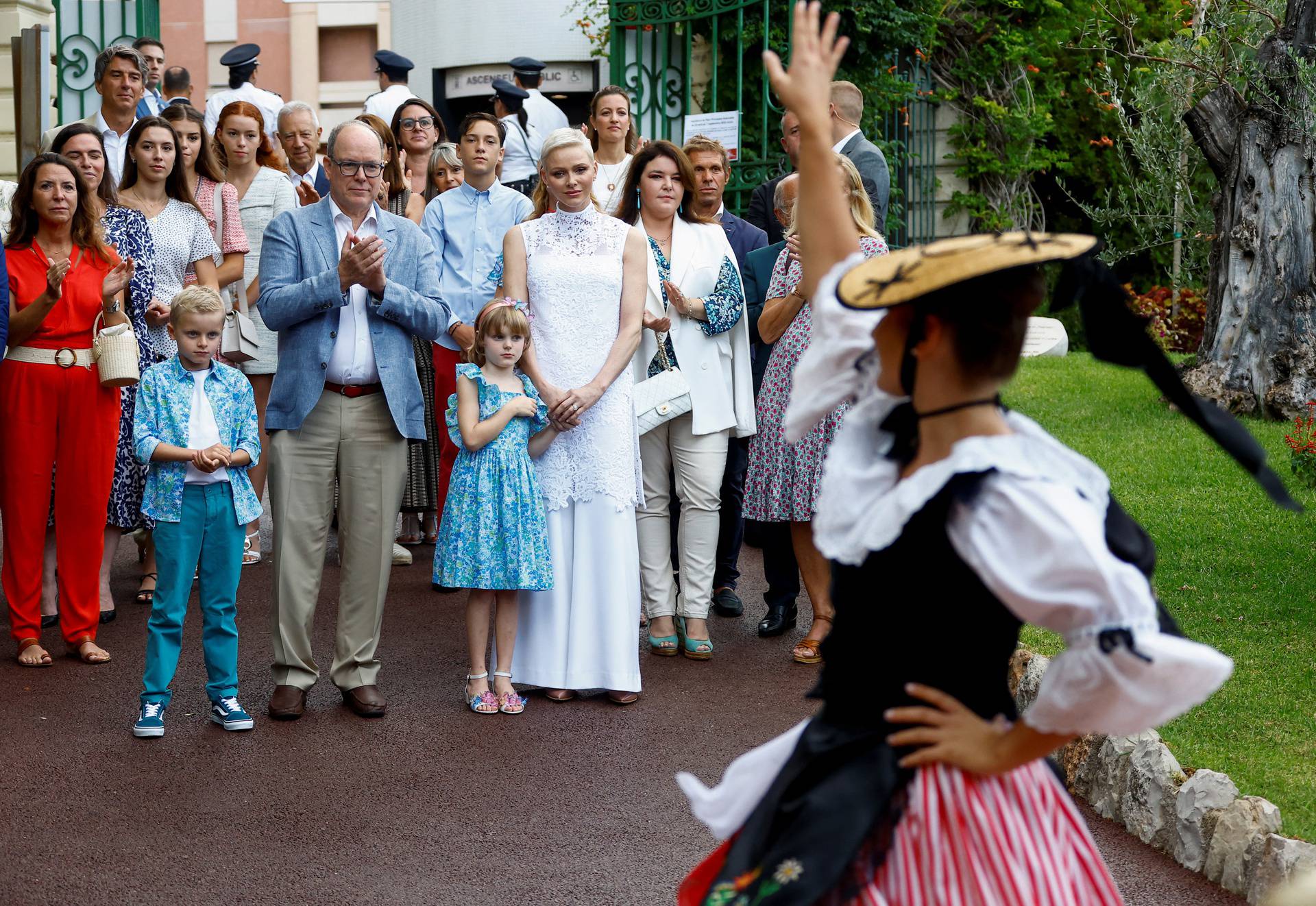 Prince Albert II of Monaco takes part in the traditional Monaco picnic, in Monaco