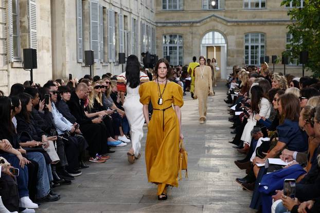 Gabriela Hearst Womenswear Spring/Summer 2026 collection during Paris Fashion Week