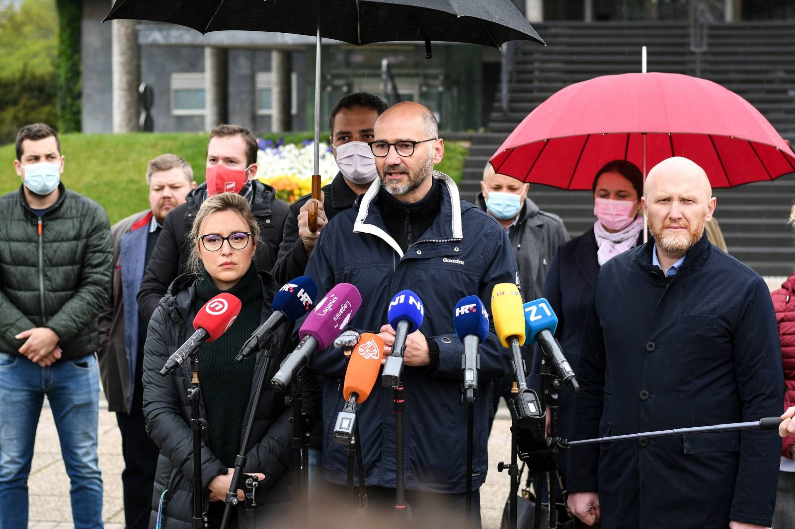 Konferencija za medije kandidata za zagrebačkog gradončelnika Joška Klisovića