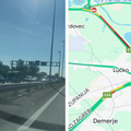 VIDEO Kaos na obilaznici zbog sudara kamiona: 'Sve stoji!'