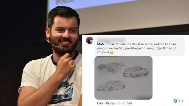 Dječak (13) Rimcu na Facebooku poslao crtež Nevere, a Matin odgovor oduševio stotine ljudi
